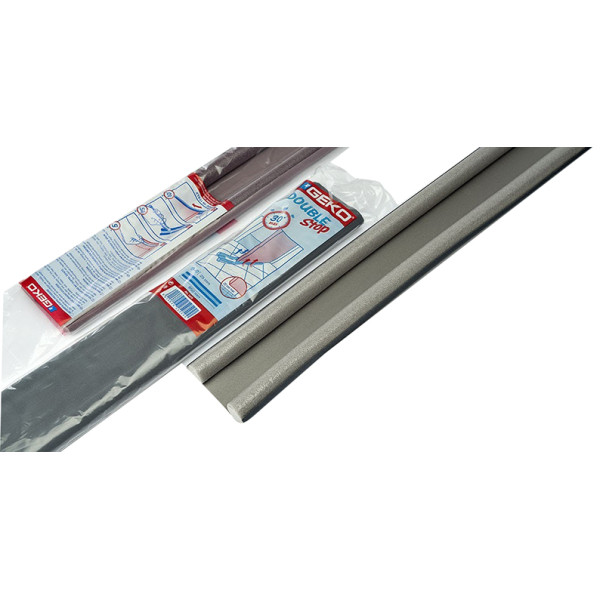 GEKO - Bourrelet Double Boudins 95cm Gris en Sachet