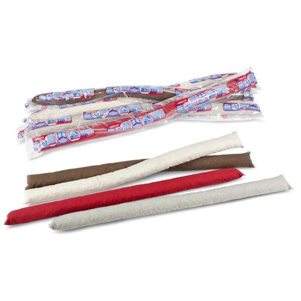 GEKO - Chien de Porte Tissu Unis 120cm Panachés sous Housse Accrochable