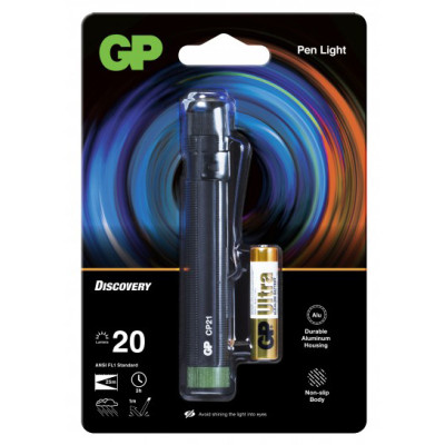 GP Discovery Lampe de Poche Ericius CP21 sous Blister
