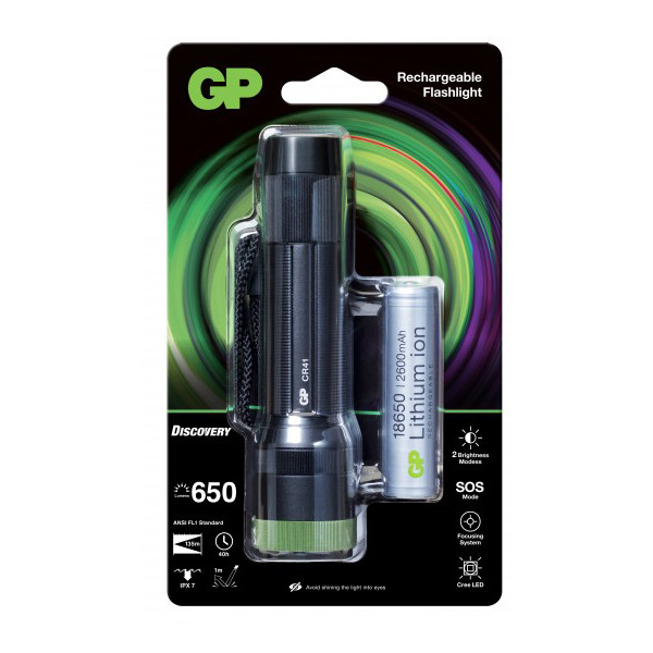 GP - GP Discovery Torche Rechargeable Ursa CR41 Sous Blister