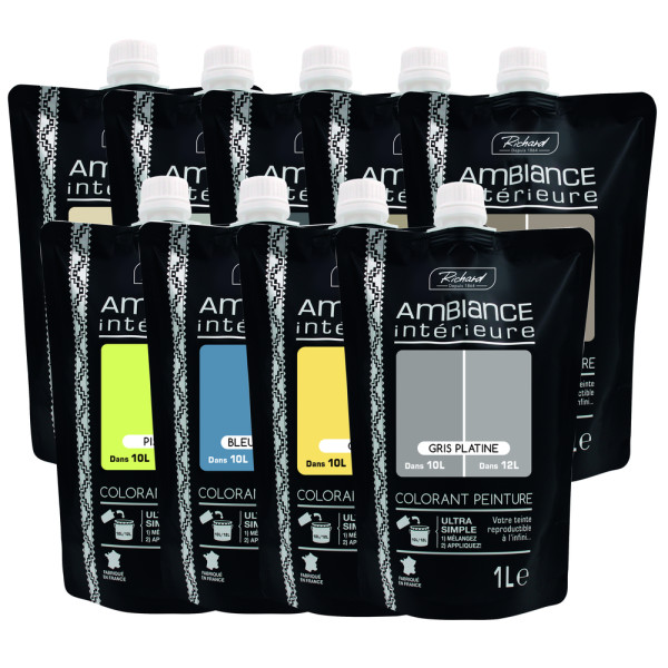 AMBIANCE - Colorant Peinture Doypack 1L Ambiance Intérieure