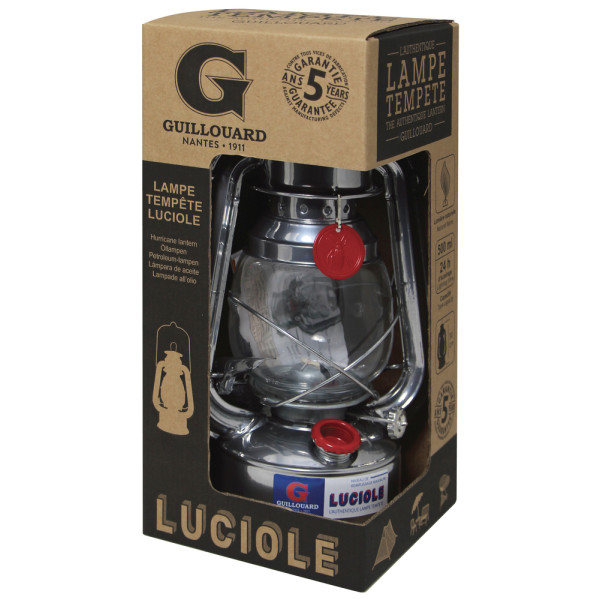 GUILLOUARD - Lampe Tempête Luciole Métal en Boîte Carton
