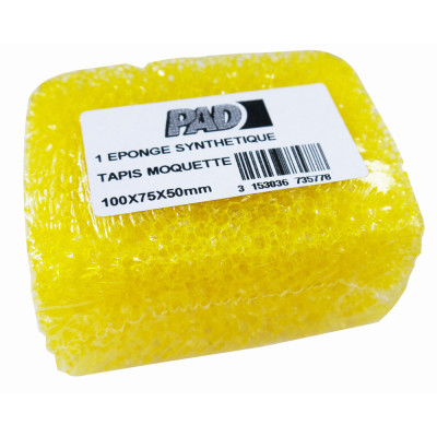 Eponge Synthétique Tapis Moquette Rectangle JauneV2M2