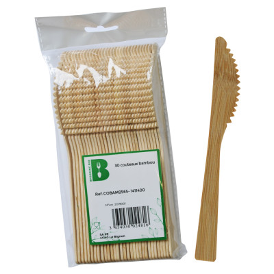 COUTEAUX BAMBOU X30 (Vendu par 1)