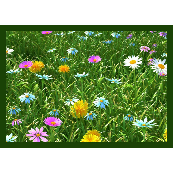 VICA - Tapis Création Grassfiel Green 50x80cm