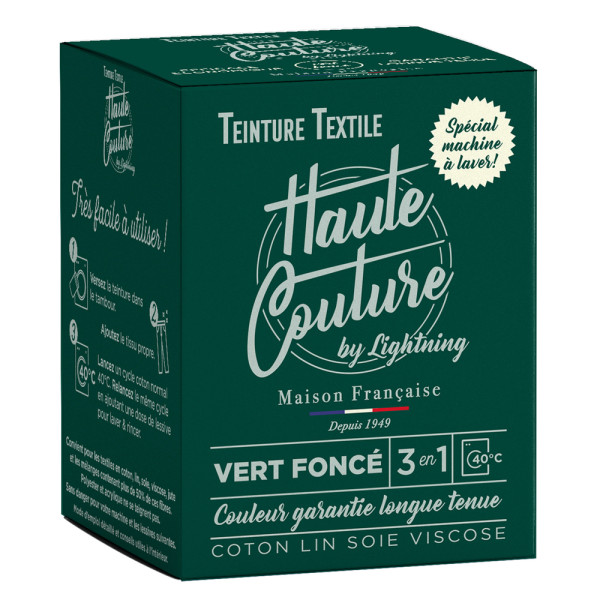 HAUTE COUTURE - Teinture Textile Haute Couture 350g vert foncé