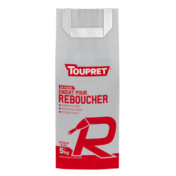TOUPRET - Enduit de Rebouchage R Poudre 5kg