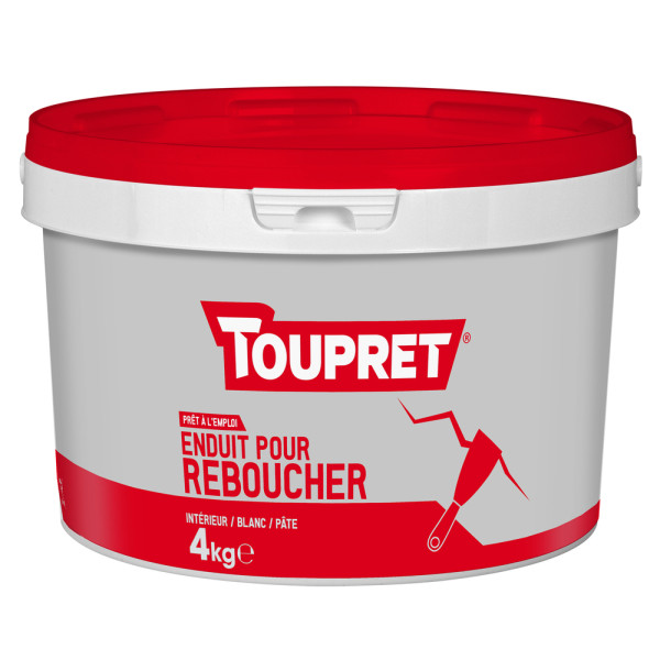 TOUPRET - Enduit Pour Reboucher Pâte 4kg