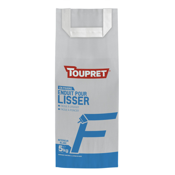 TOUPRET - Enduit Pour Lisser F Poudre 5kg