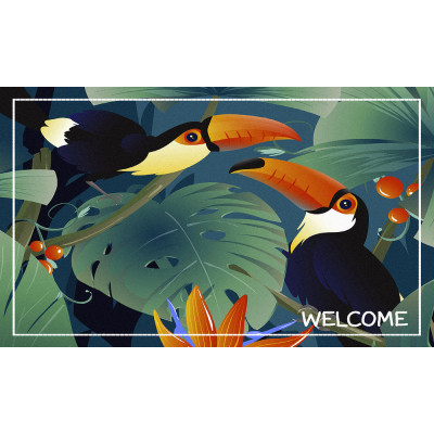 Tapis Velvet Toucan 45x75cm sur Cintre