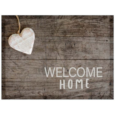 Tapis Velvet Wood Welcome Home 45x75cm sur Cintre