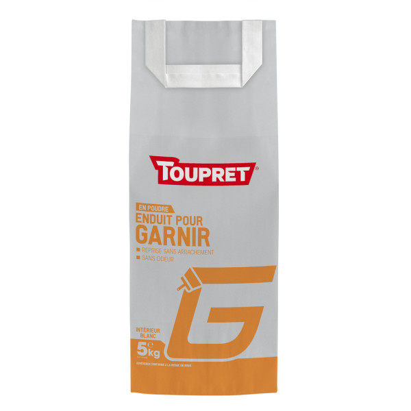 TOUPRET - Enduit Pour Garnir G Poudre 5kg