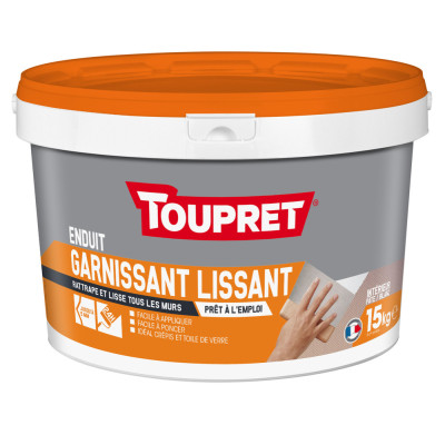 Enduit Garnissant Lissant 2en1 pâte 15kg