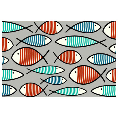 Tapis Velvet Sea Fish 2 45x75cm sur Cintre
