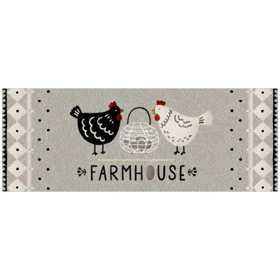 Tapis Velvet Poule 45x150cm sur Cintre