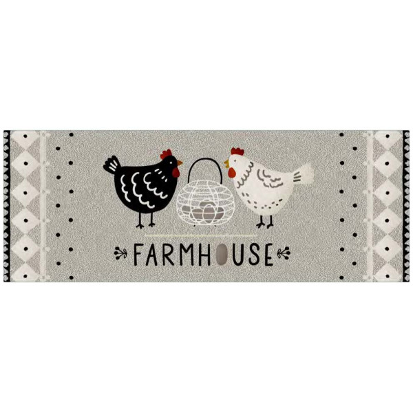 MERCURY - Tapis Velvet Poule 45x150cm