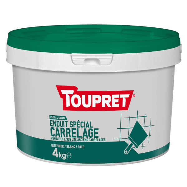 TOUPRET - Enduit Spécial Carrelage Pâte 4kg