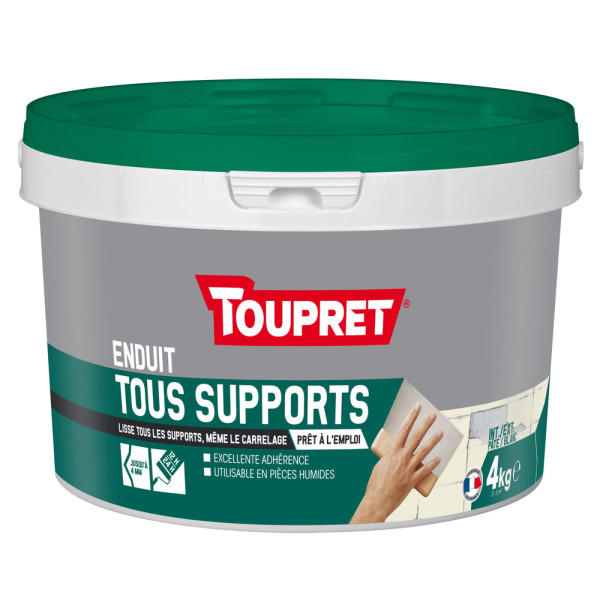 TOUPRET - Enduit Tous Supports 4kg