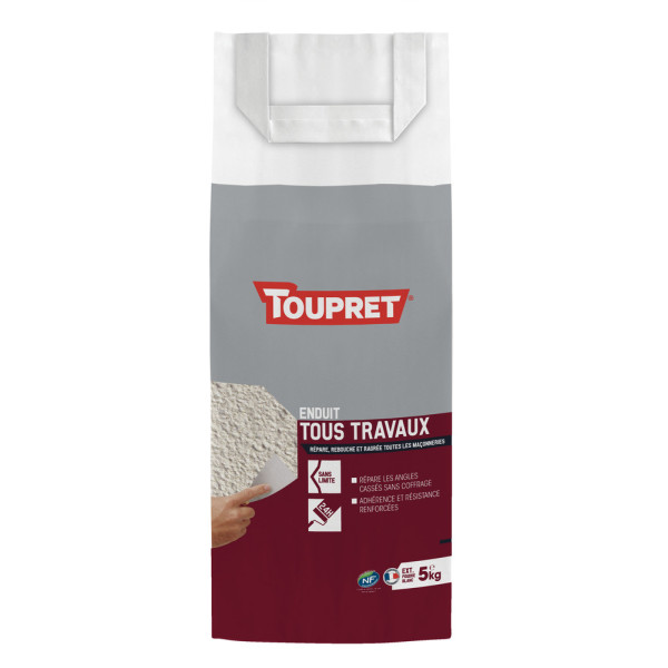 TOUPRET - Enduit Tous Travaux Poudre 5kg