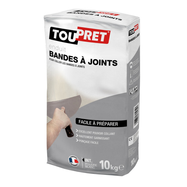 TOUPRET - Enduit Bande à Joints Poudre 10kg