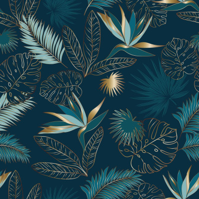 Nappe Polyester 140x240cm Vahina Paon sur Cintre