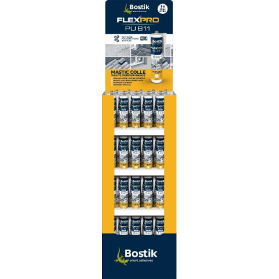 FlexPro PU811 Mastic Colle Box Gris 300ml x80