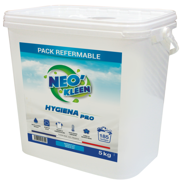 NEO'KLEEN - Lessive Détachante Désinfectante Hygiena Pro 5kg