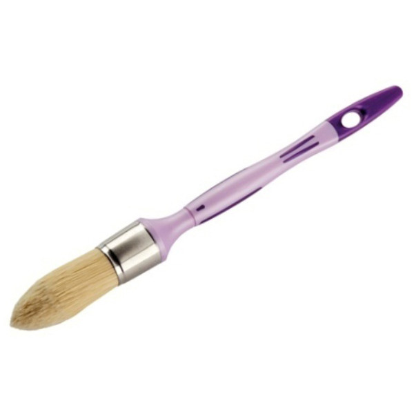 SAVY - Pinceau à Réchampir Bi-Matière Peinture Velours