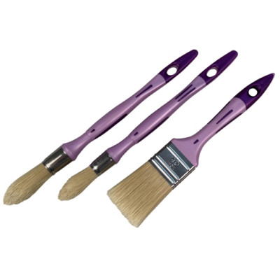 Pinceau Bi-Matière Peinture Velours Lot de 3