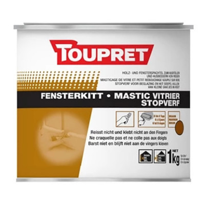 Mastic Vitrier Marron pot 1kg