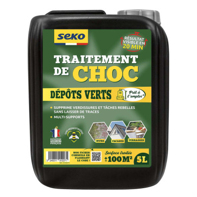 Seko Traitement Choc Dépôts Verts 5L