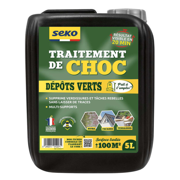 SEKOPRO - Seko Traitement Choc Dépôts Verts 5L