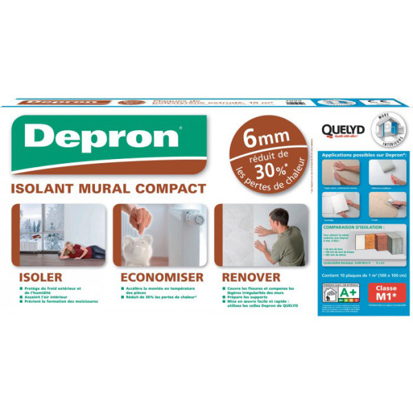 DEPRON - Dépron Quelyd 6mm Lot de 10