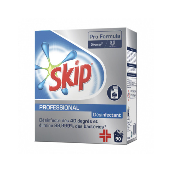 SKIP - Skip Professionnel Lessive Désinfectante Pour Linge 9Kg