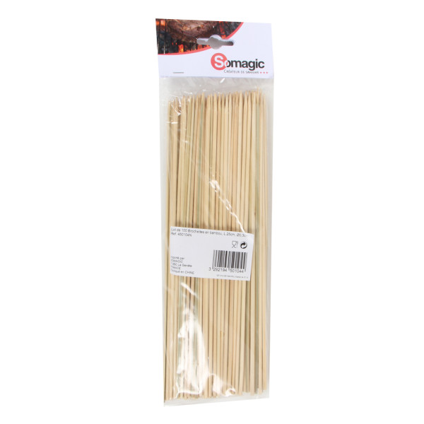 SOMAGIC - Brochettes Bambou Sachet de 100