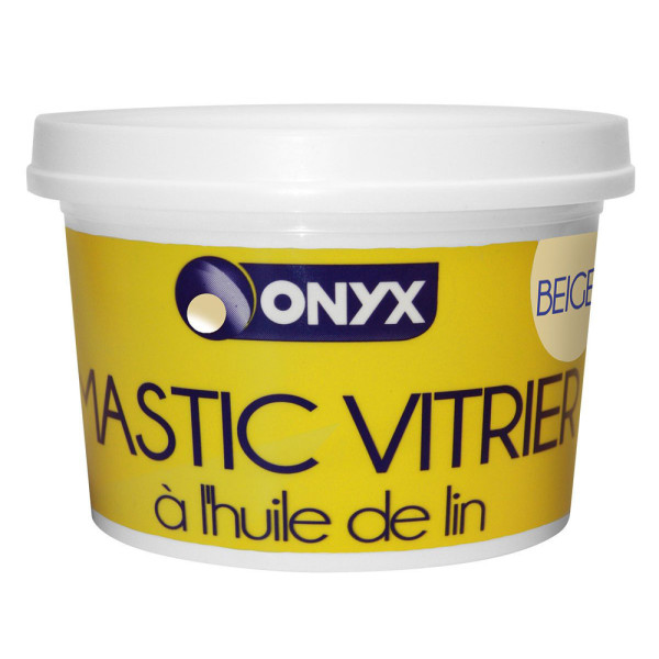 ONYX - Mastic Vitrier à l'Huile de Lin Beige 5kg