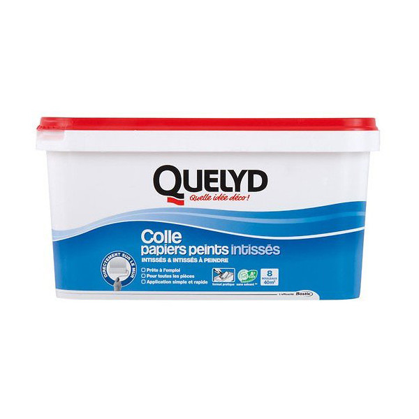 QUELYD - Colle Papiers Peints Intissés en Pâte
