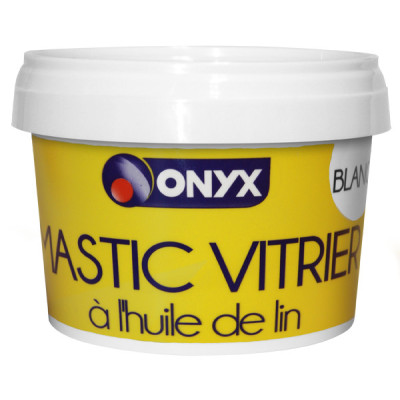 Mastic vitrier à l'huile de lin blanc 500g