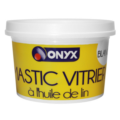 Mastic vitrier à l'huile de lin blanc 1kg
