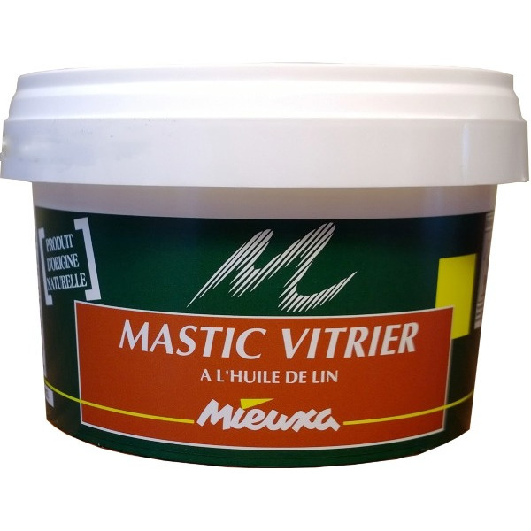 MIEUXA - Mastic Vitrier Incolore Pot