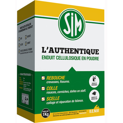 ENDUIT SIM REBOUCHAGE 1KG (Vendu par 1)