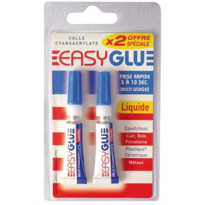 EASY GLU COLLE CYANO LIQUIDE 2X3G (Vendu par 1)