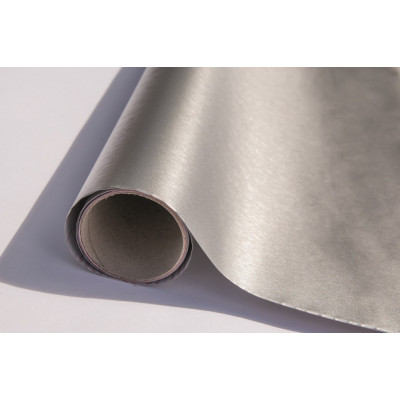 Adhésif Décoratif aspect métal brossé structuré 45cmx1.5m