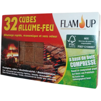Allume-feu bois compressé x32 cubes