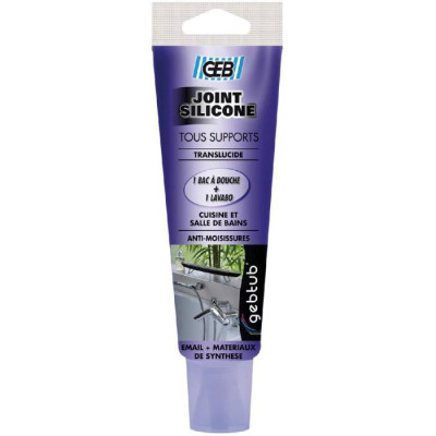 Silicone tous supports transparent 100ml