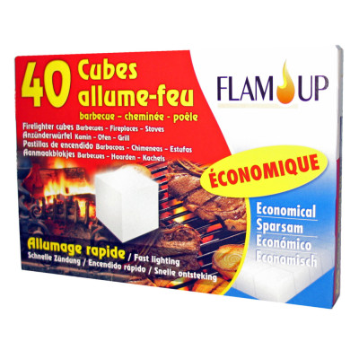 Allume tous feux cubes économiques (1 boite)