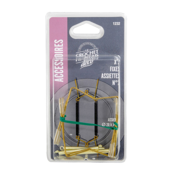 LE CROCHET FRANCAIS - 2 Fixe-Assiettes 20-25cm