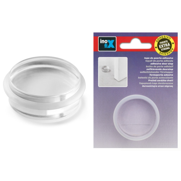 INOFIX - Butée de Porte Transparente Ronde Ø46