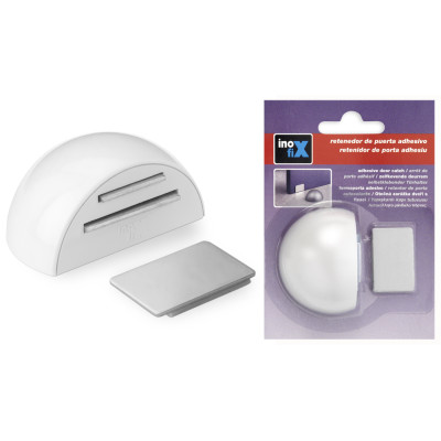 BUTEE ARRET PORTE MAGN.ADHES.BLANC BL1 (Vendu par 1)