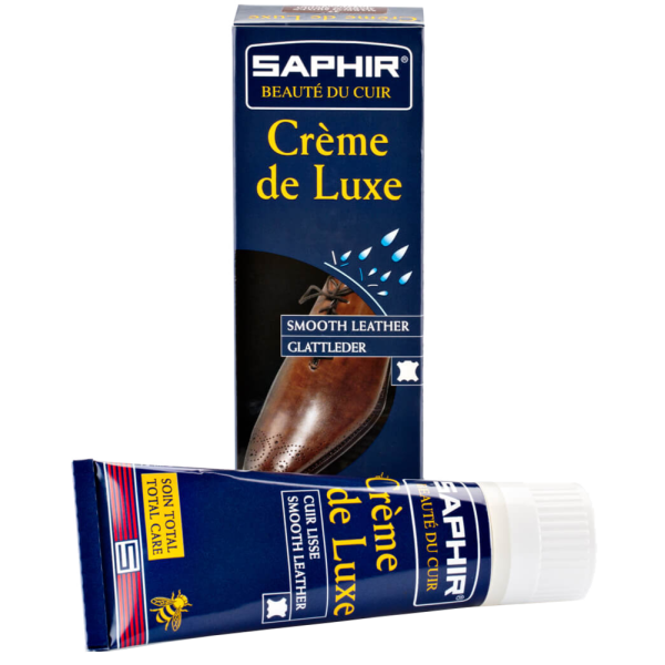 SAPHIR - Cirage Crème de Luxe Tube Applicateur 75ml rouge hermes